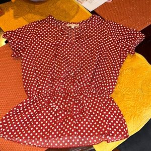 Lady Polka dot blouse